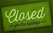 Closed for the Holidays Picture