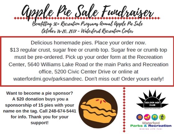 apple pie sale