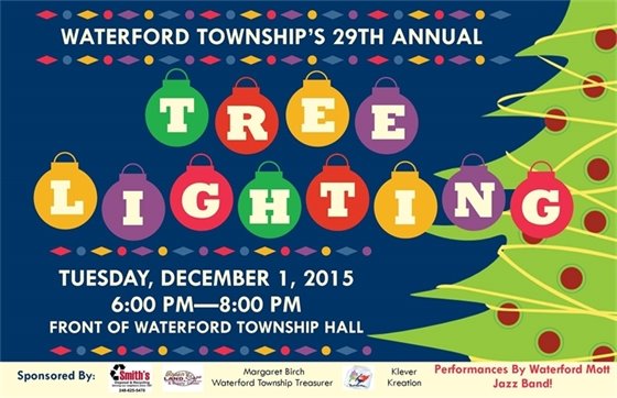 Tree Lighting December 1, 2015 6-8pm
