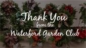 thank you from the garden club