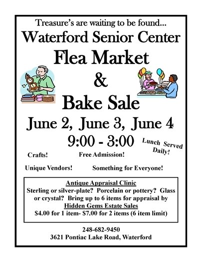 senior center flea market