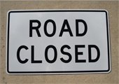 road closed 