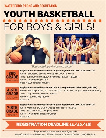 Youth Basketball Flyer 2016