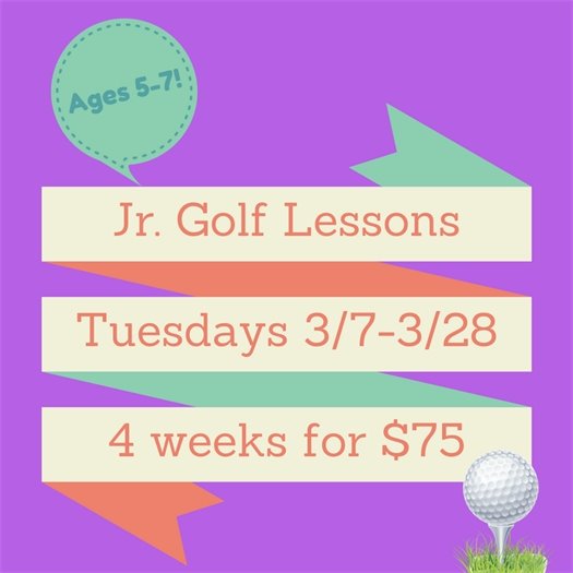 Jr Golf Lessons Session 1