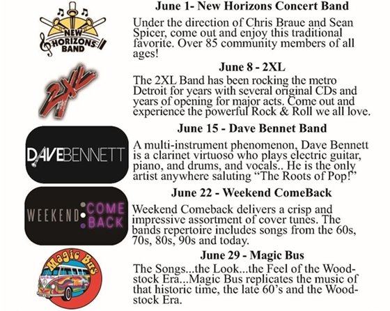 Concerts in the park