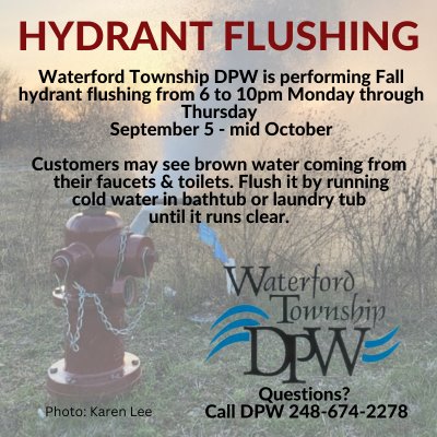 hydrant flushing