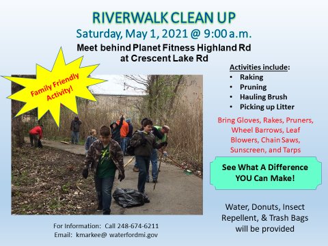 Riverwalk Clean Up