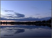 waterford lake at sunset