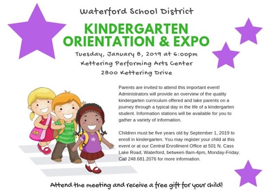 Kindergarten Orientation & Expo