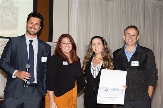 Group photo at annual business recognition breakfast