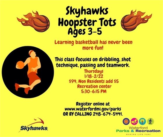 Skyhawks Hoopster Tots