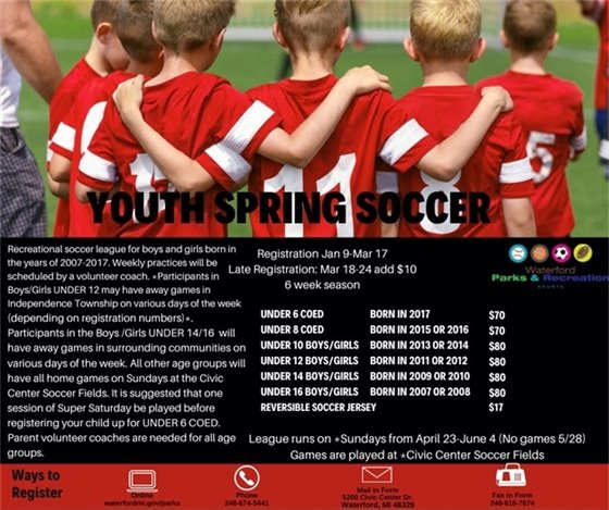 Youth Spring Soccer