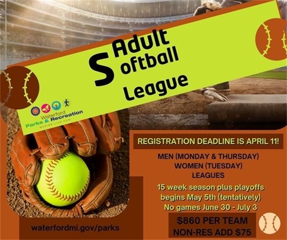 Adult Softball League