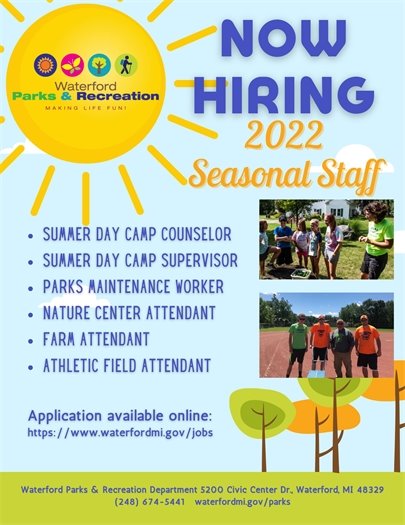 Seasonal Job Opportunity