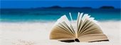 Book on a beach