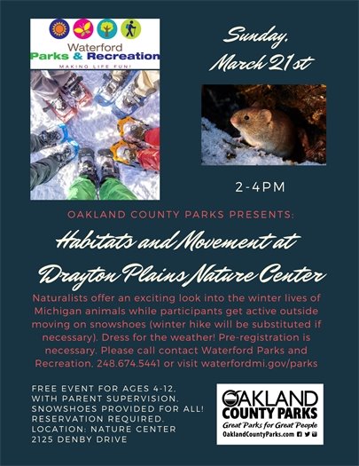 Nature Program at Drayton Plains