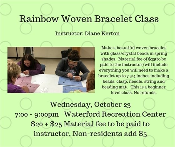 Rainbow Woven Bracelet