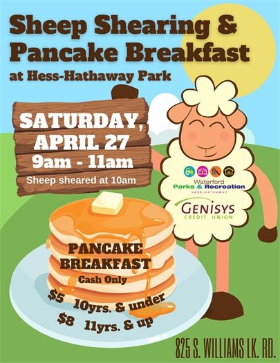 Sheep Shearing & Pancake Breakfast