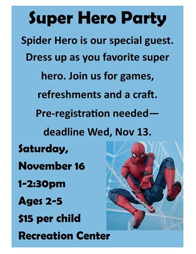 Super Hero Party
