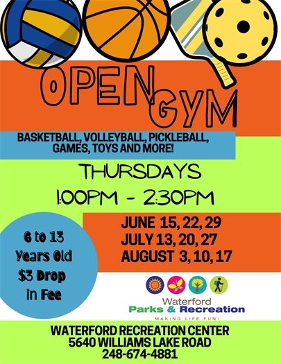 Open Gym for the Summer