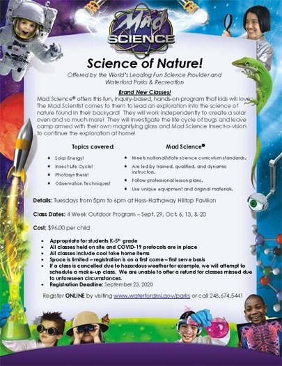 Science of Nature Program