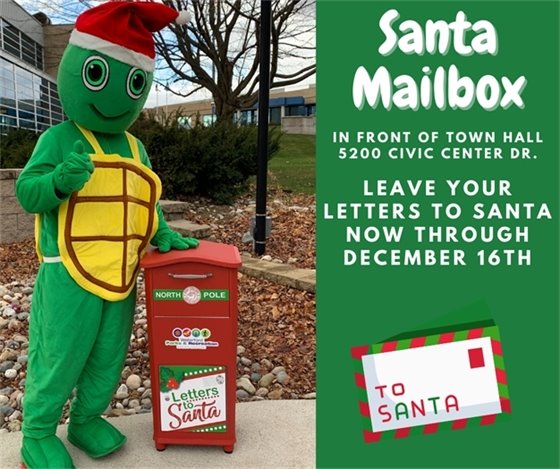 Letters to Santa - Mailbox at Town Hall