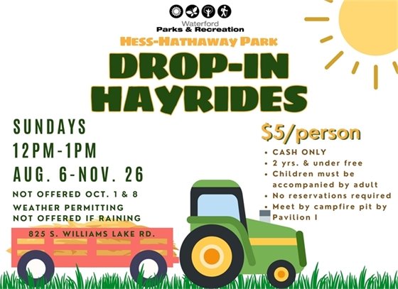 Drop In Hayrides