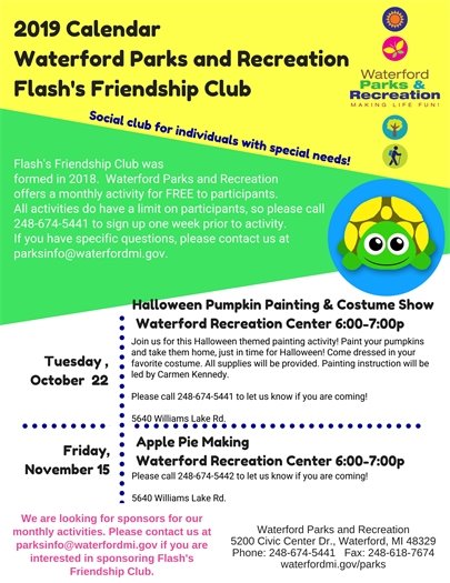 Flash's Friendship Activites