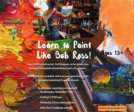 Learn to Paint like Bob Ross