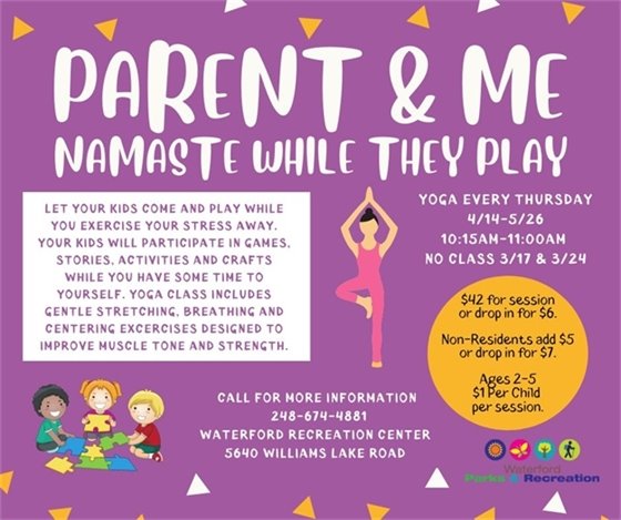 Namaste while the kids play