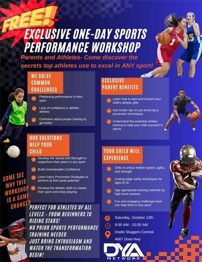 Free One Day Sports Workshop