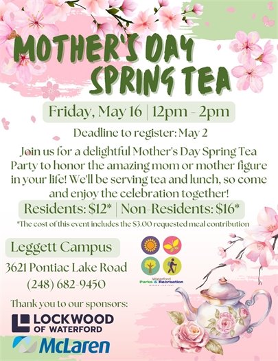 Mother's Day Tea