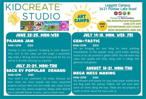 Kids Create Studio Day Camp