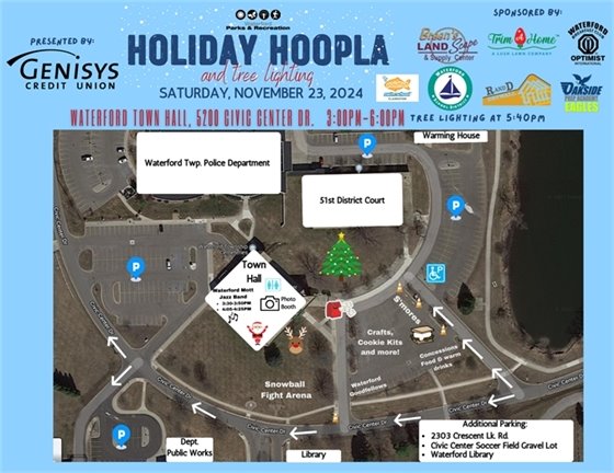Holiday Hoopla Map