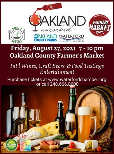 Oakland Uncorked 2021 August 27th 7-10pm