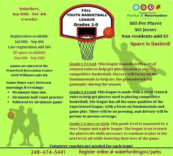 Fall Youth Basketball League