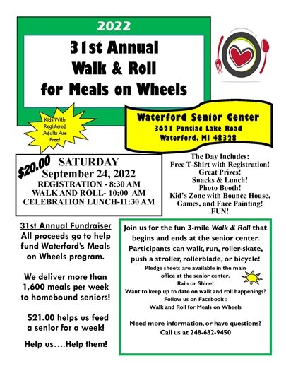 Walk & Roll for Meals on Wheels