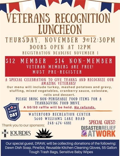 Veterans Lunch