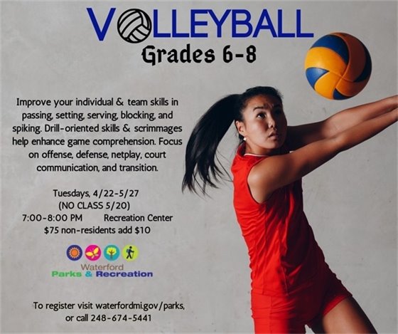 Volleyball Grades 6 - 8