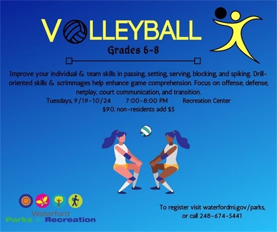 Volleyball Grades 6 - 8