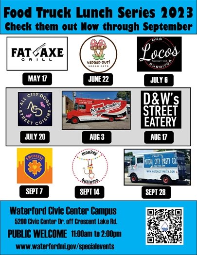Food truck schedule for summer