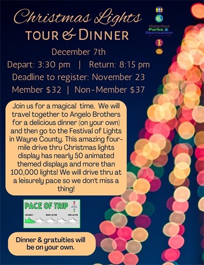Christmas light tour