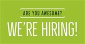 are you awesome? we're hiring