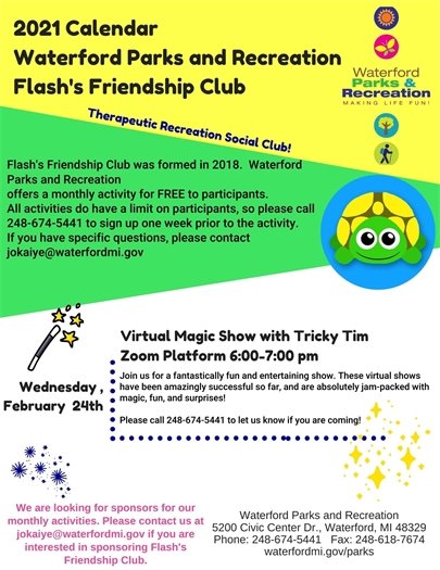 Magic Show for Flash's Friendship Club