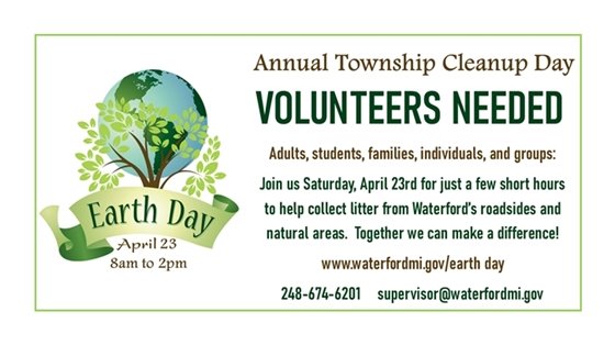 Earth Day Volunteers Needed