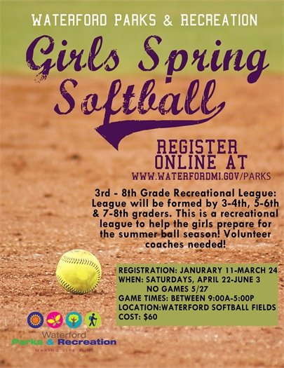 Girls Spring Softball 2017