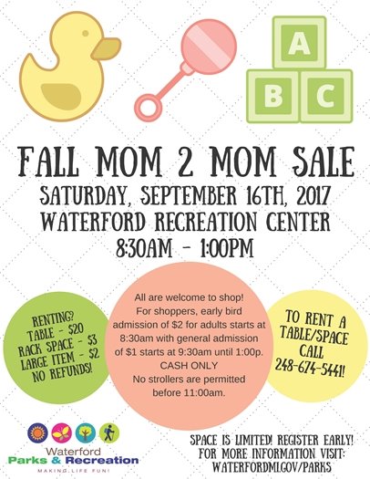 Mom 2 Mom Sale