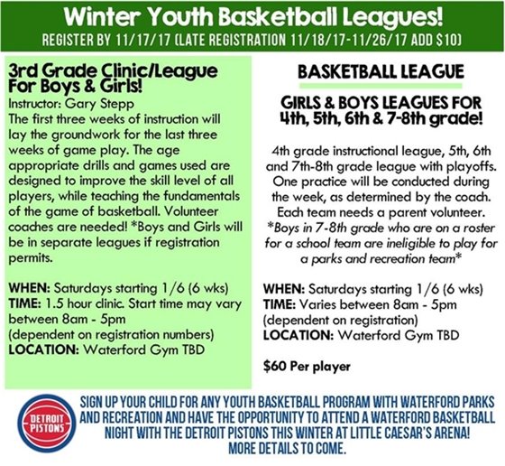 Winter Youth Basketball