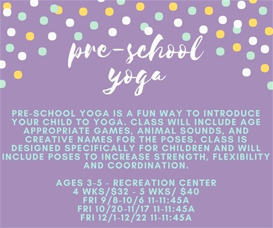 Pre-School Yoga