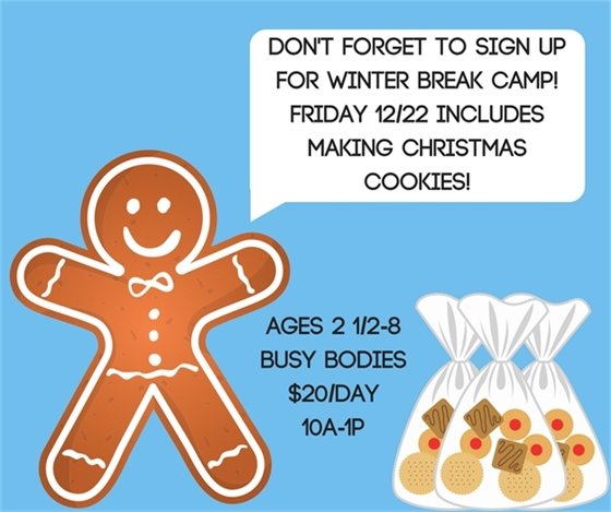 Winter Break Camp Reminder